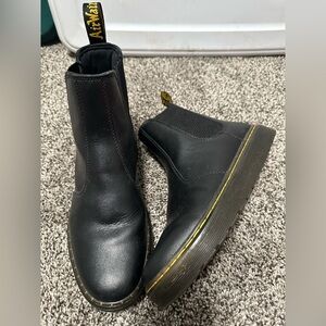 Chic Black Ankle Boots Dr martens size women’s 7